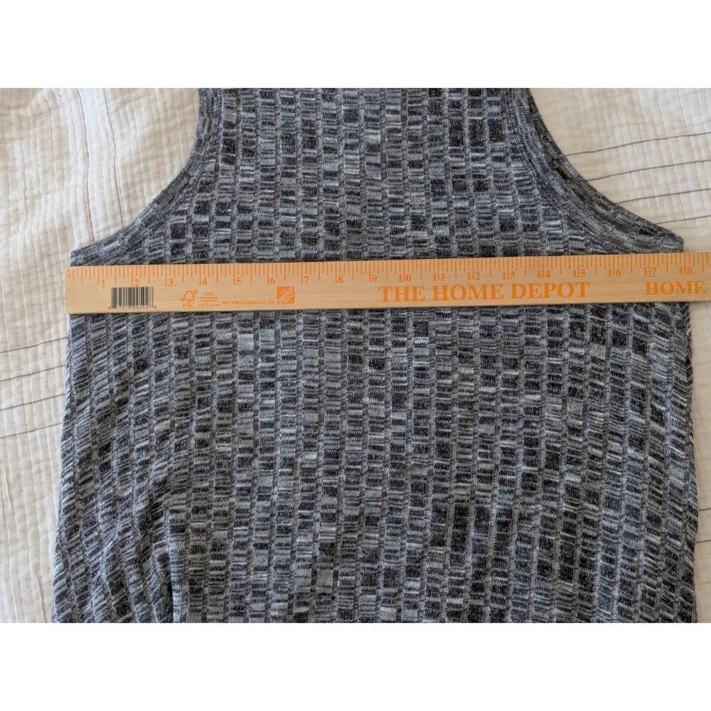 Maeve Anthropologie Emerson Gray Ribbed Sleeveless High Neck Dress w/ Pockets S - Picture 7 of 8